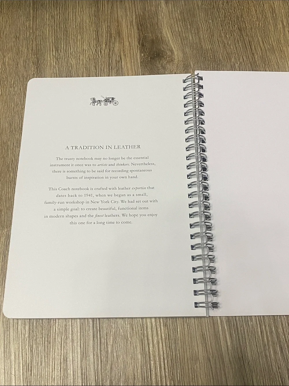 Coach Signature Heart Printed Notebook